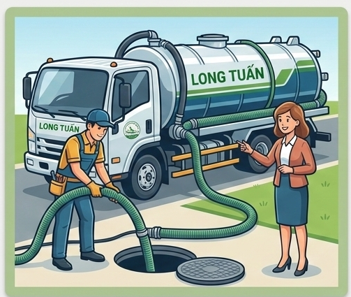 Hút hầm vệ sinh Long Tuấn